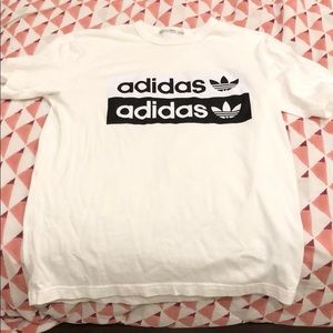 Adidas logo tee
